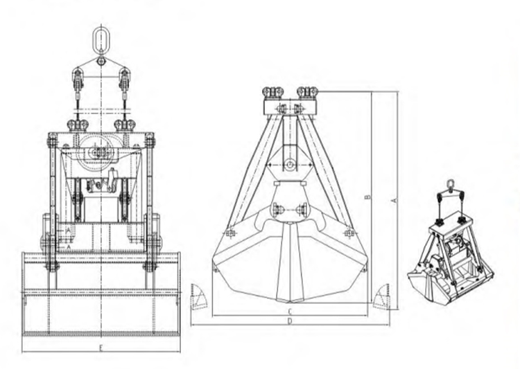 clamshell grab bucket clamshell grab bucket