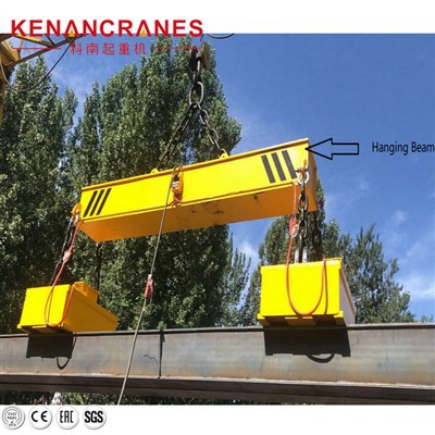 Magnete di sollevamento con piastra in acciaio