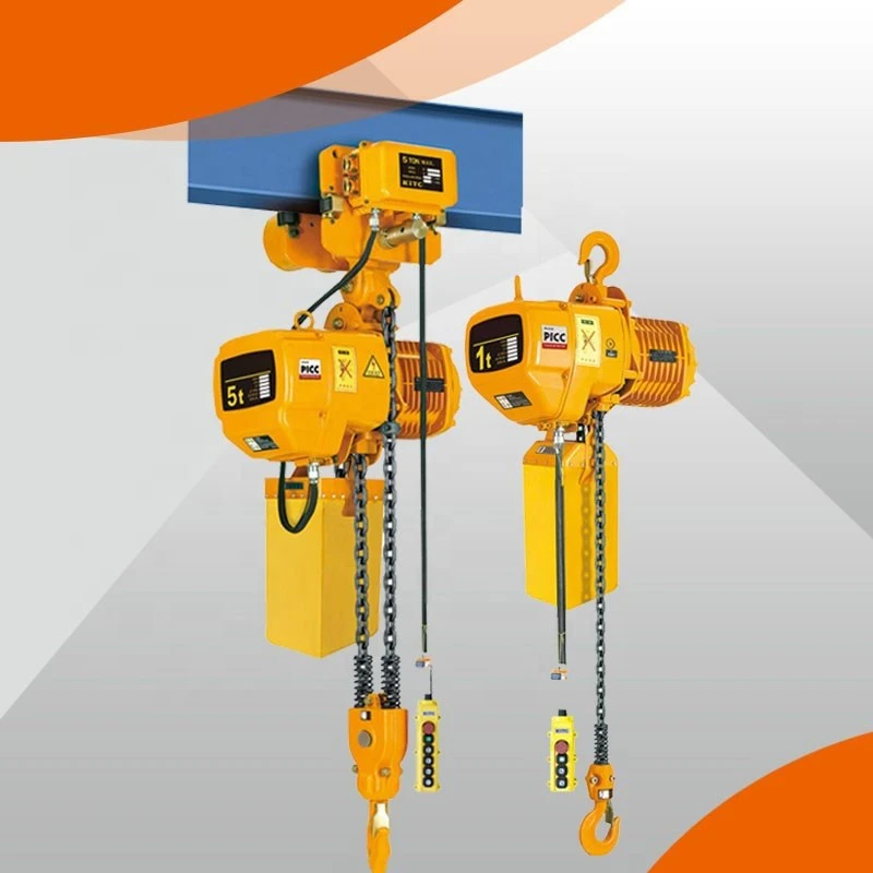 1 Ton Electric Hoist With Trolley factory