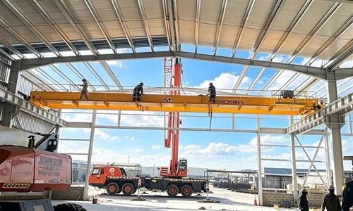 Acciaieria degli Emirati Arabi Uniti: gru a ponte monotrave e doppio carrello...