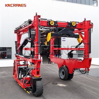 Trasportatore a cavaliere per container da 35 tonnellate